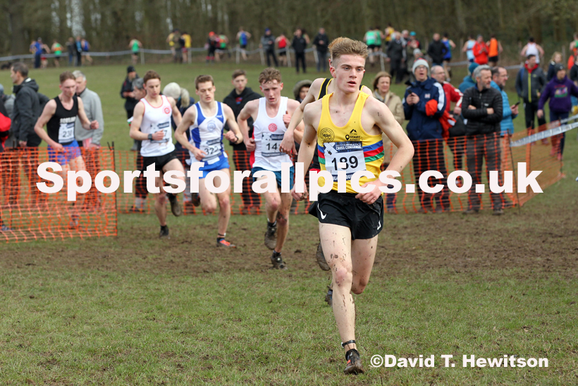 Mens under-20s, 2020 British Athletics Inter Counties Cross Country Champs., Prestwold Hall, Loughborough. Photo: David T. Hewitson/Sports for All Pics